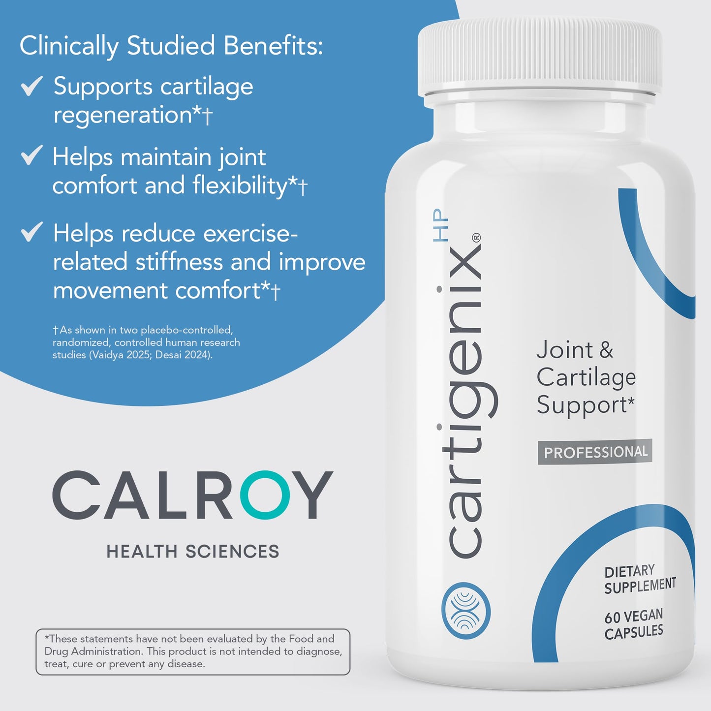 Calroy Cartigenix HP Joint & Cartilage Support – 60 Vegan Capsules