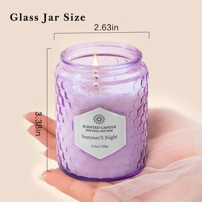 6 Pack Aromatherapy Candles Gift Set – Soy Wax, 240 Hours Total Burn Time