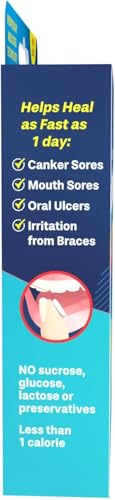 Dentemp Canker Cover – Canker Sore Pain Relief Tablets (16 Count)