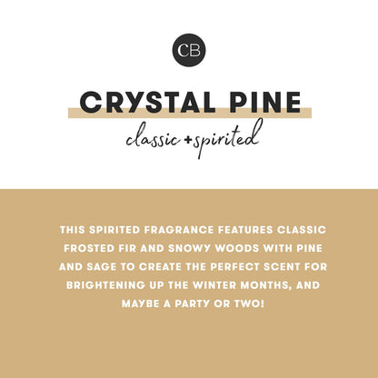 Capri Blue Glimmer Reed Diffuser Set – Crystal Pine (8 fl oz) | Home Fragrance