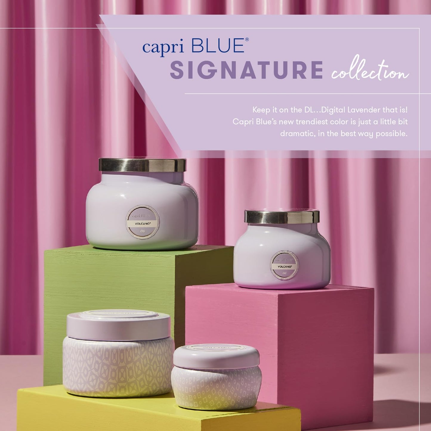 Capri Blue Volcano Lavender Mini Tin Candle – 3 oz