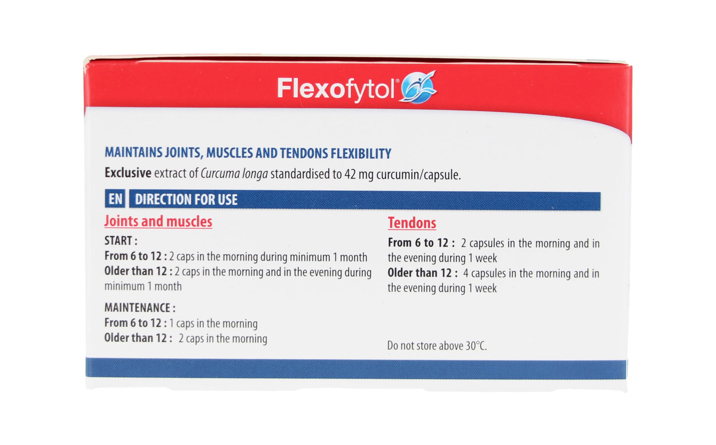 Flexofytol Bio-Optimized Turmeric Extract for Joints and Arthritis – 180 Gel-Caps