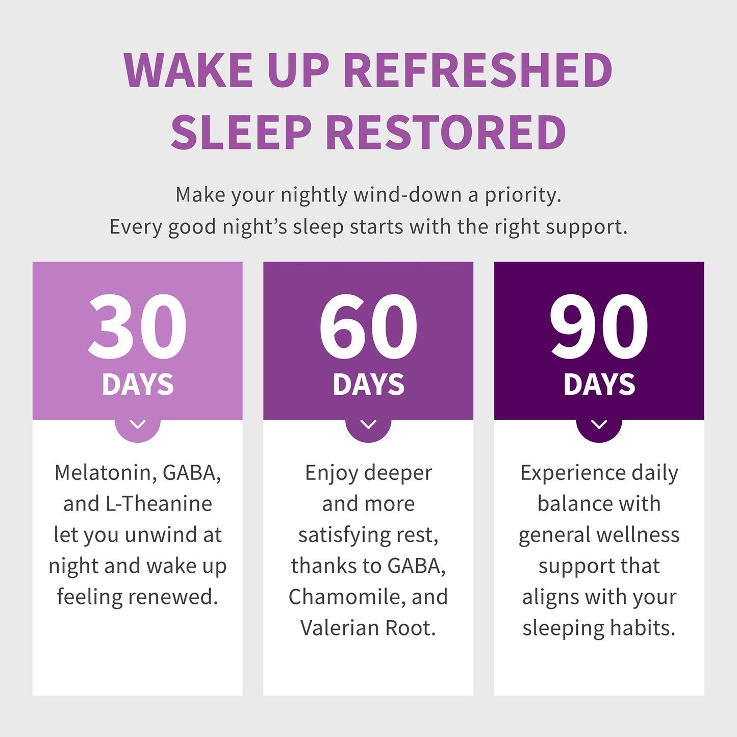 MEDCHOICE 12-in-1 Melatonin Sleep Capsules – 5 mg Melatonin & 500 mg Magnesium Glycinate (90ct, Pack of 3)