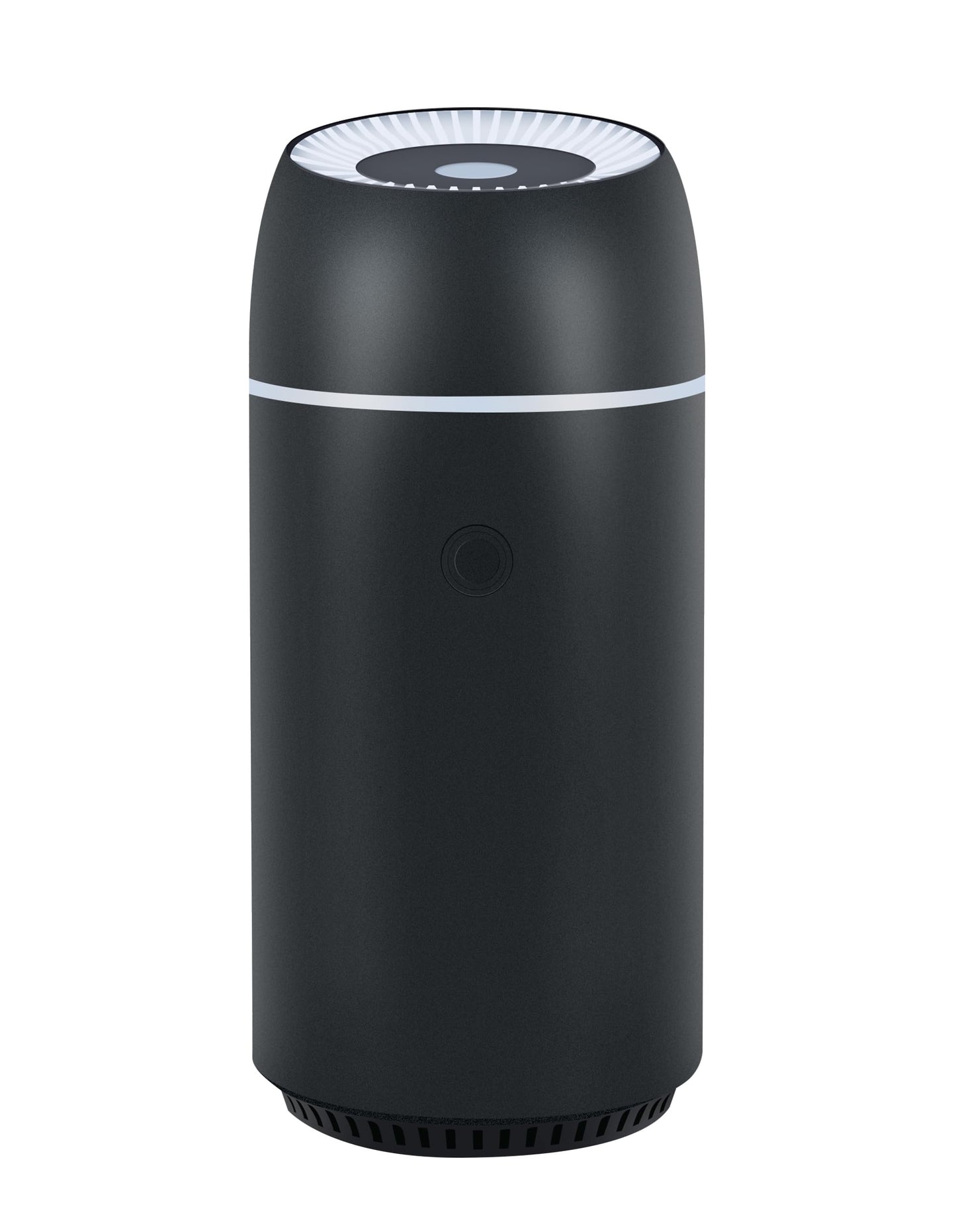 Car Diffuser for Essential Oils - Portable 100ml USB-C Ultrasonic Aromatherapy Diffuser with Colorful Lights (Black)