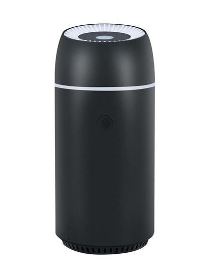 Car Diffuser for Essential Oils - Portable 100ml USB-C Ultrasonic Aromatherapy Diffuser with Colorful Lights (Black)