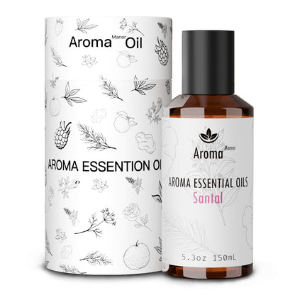 Car Diffuser Oil - Santal Essential Oil Blend | Luxury Hotel Inspired Aromatherapy 150ML