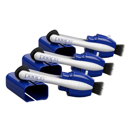 CarbonKlean Peeps Glasses Cleaner - Carbon Microfiber Tech, Blue Injected, 3 Count