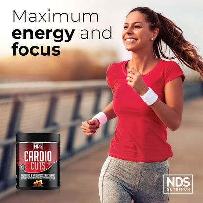 Cardio Cuts NDS Nutrition 4.0 Pre-Workout – Weight Loss & Fat Burn (Miami Sunrise, 40 Servings)