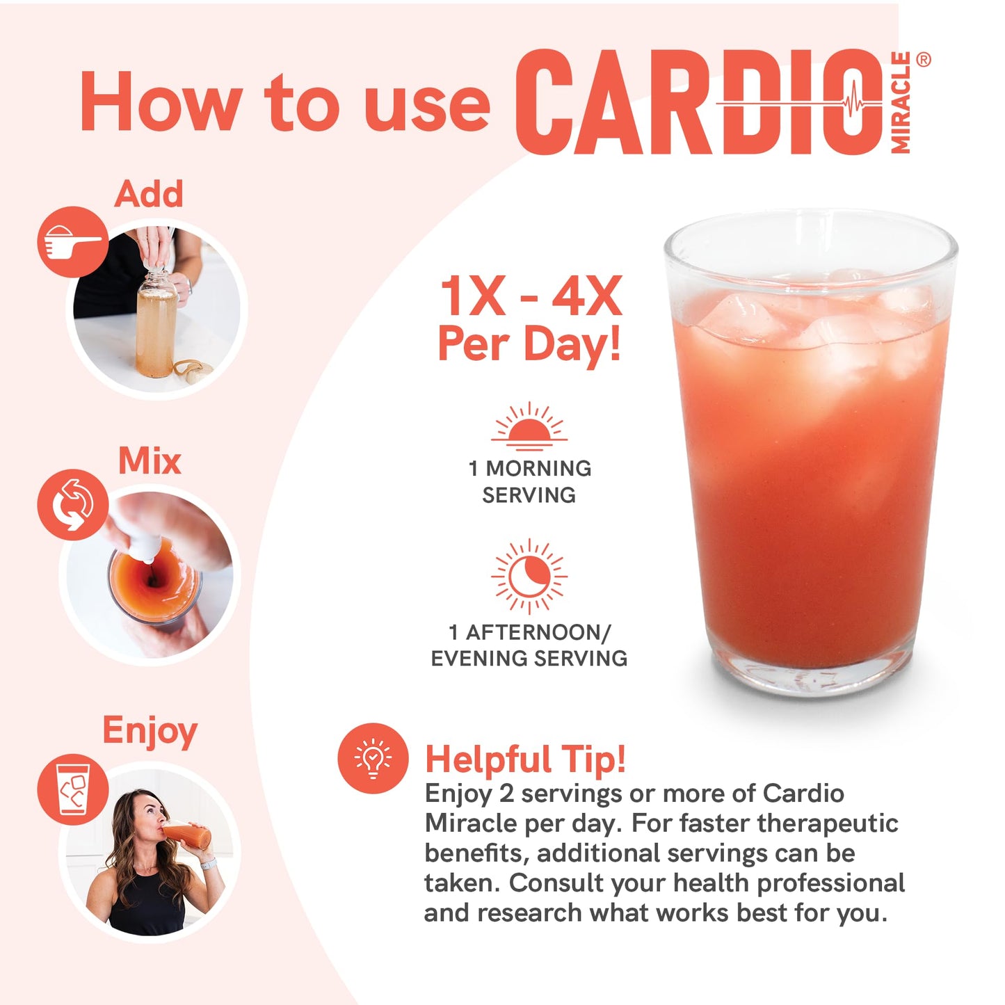 Cardio Miracle Nitric Oxide Supplement – Beet Root & L-Arginine, 90 Servings
