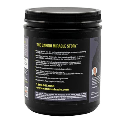 Cardio Miracle Nitric Oxide Supplement – Beet Root & L-Arginine, 90 Servings