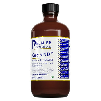Premier Research Labs Fermented Cardio-ND — Probiotic Heart Health Liquid (8 oz)
