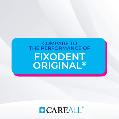 CareAll Denture Adhesive 0.85 oz – Pack of 6, Zinc-Free, Original Maximum Hold