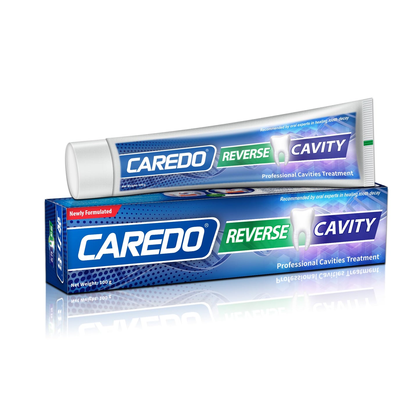 CAREDO Cavity Repair Toothpaste – Hydroxyapatite Remineralizing, Fluoride-Free