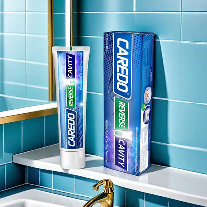 CAREDO Fluoride-Free Hydroxyapatite Toothpaste – Cavity Reversal (2-Pack)