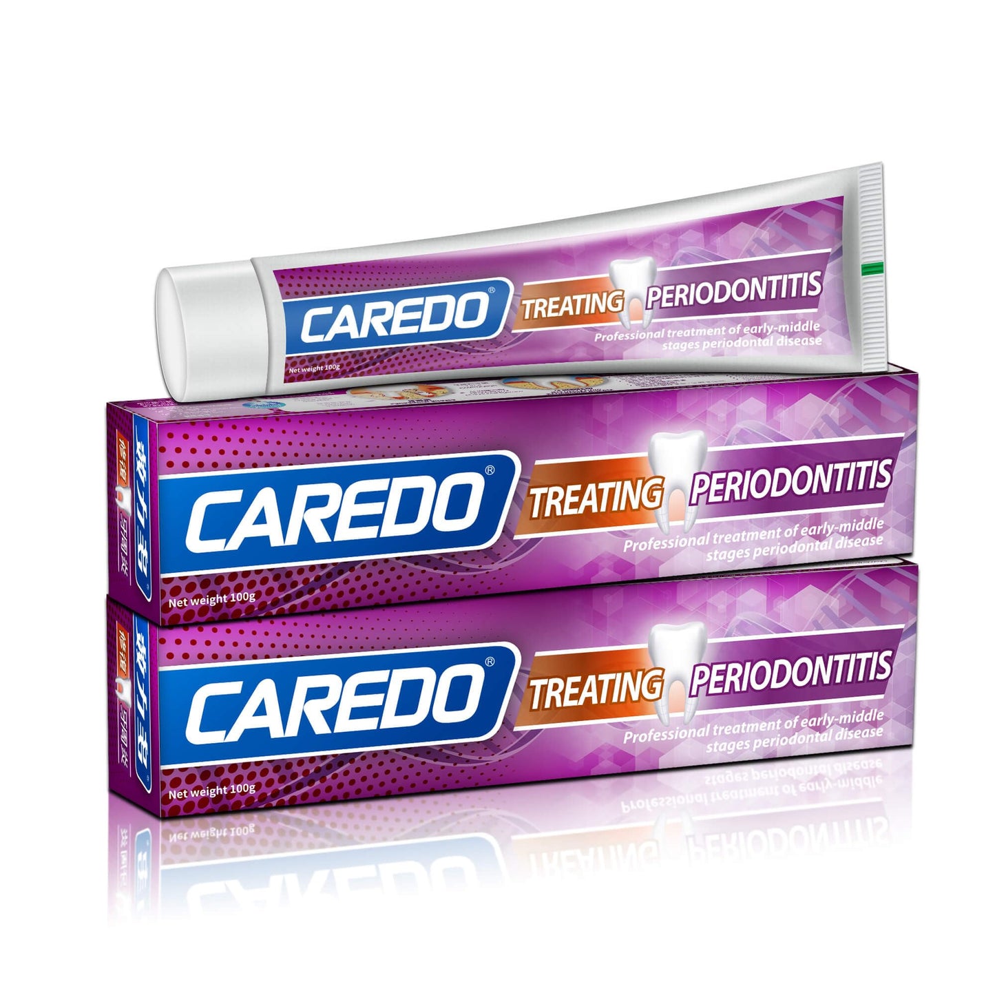 CAREDO Gum Toothpaste for Periodontitis | Gum Health & Receding Gums - 2 Pack