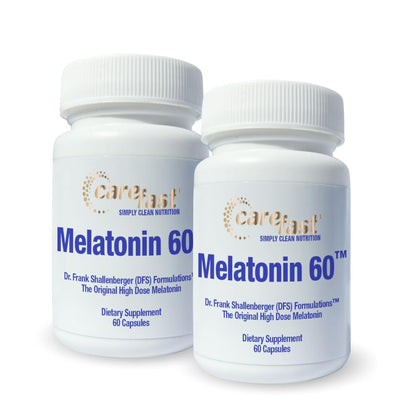 CAREFAST Pure Melatonin 60mg – 120 Capsules | Sleep Aid, Non-Habit Forming