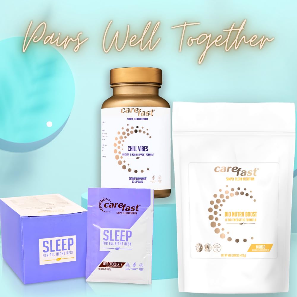 CAREFAST Pure Melatonin 60mg – 120 Capsules | Sleep Aid, Non-Habit Forming