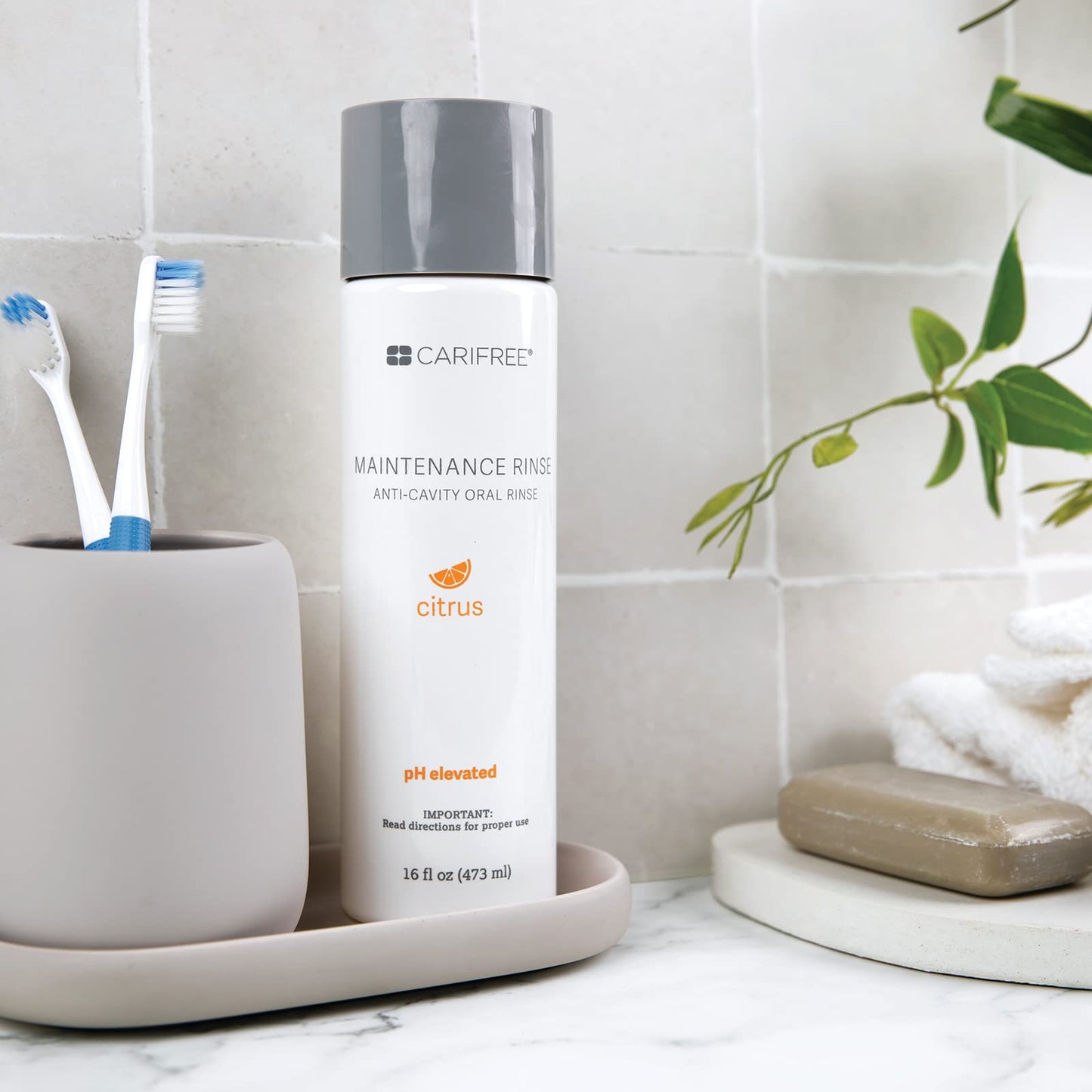 CariFree Maintenance Rinse Citrus – Dentist-Recommended Fluoride Mouthwash