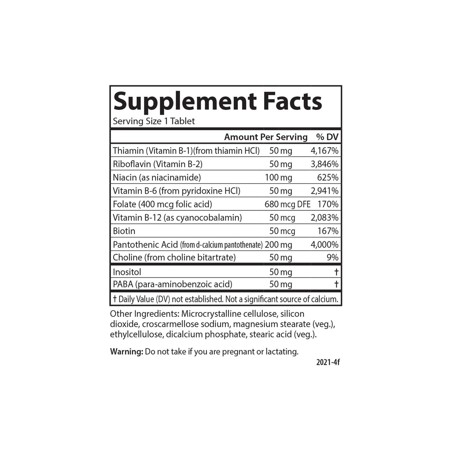 Carlson B Compleet 50 – Balanced Vitamin B Complex for Energy & Cellular Support