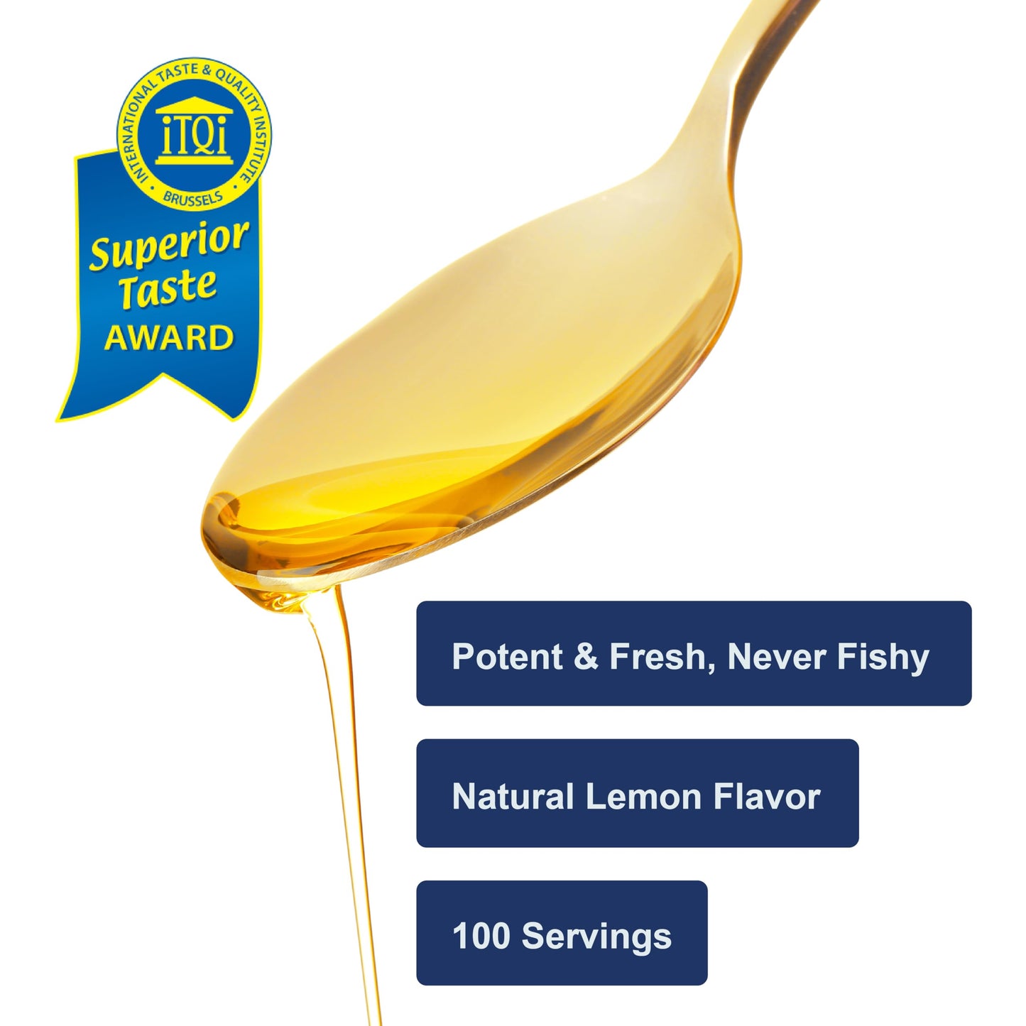 Carlson Cod Liver Oil 1100 mg Omega-3s + Vitamins A & D3 — Wild-Caught Nordic Arctic, Lemon, 500 mL