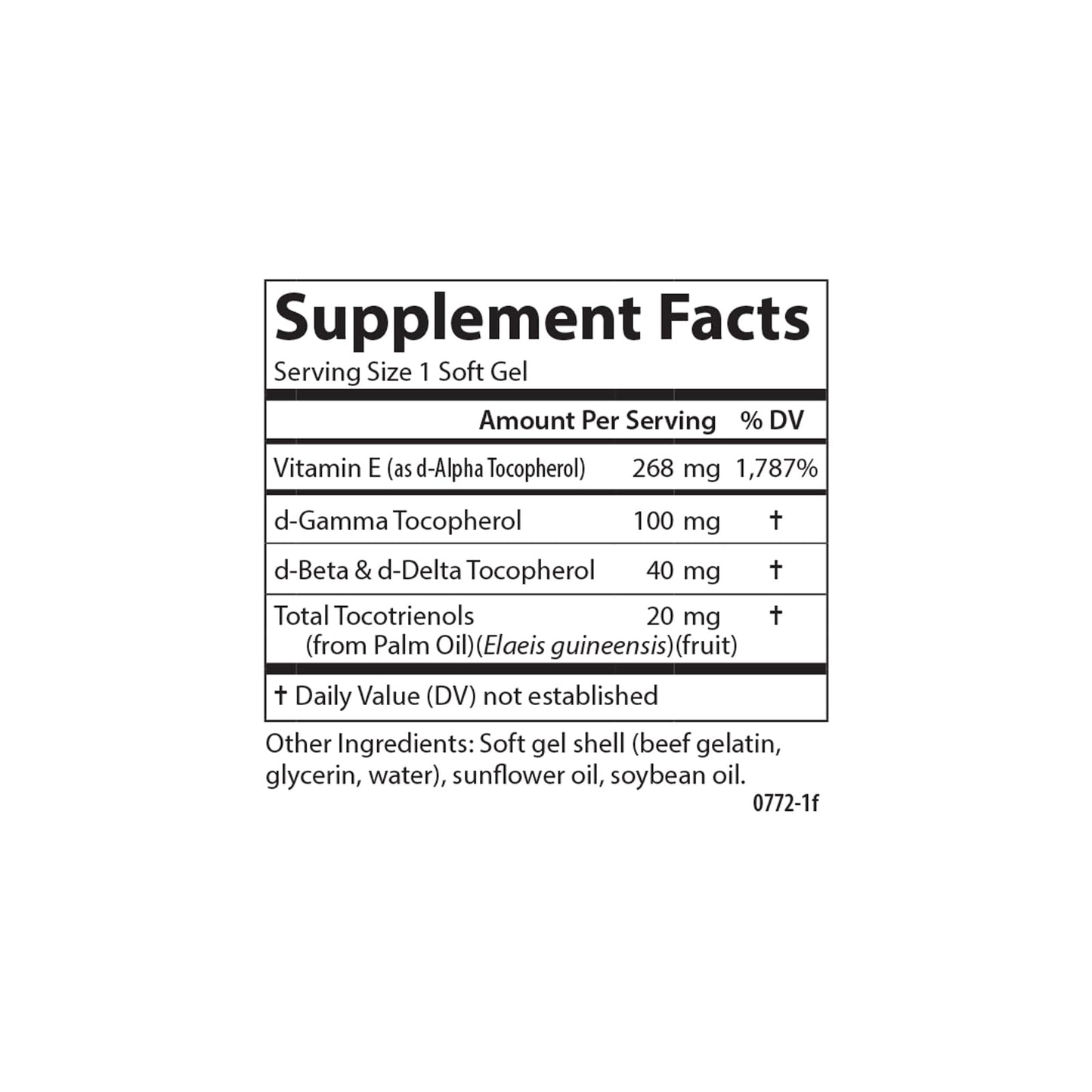 Carlson E-Gems Elite 400 IU Vitamin E | Heart Health & Antioxidant | 240 Softgels