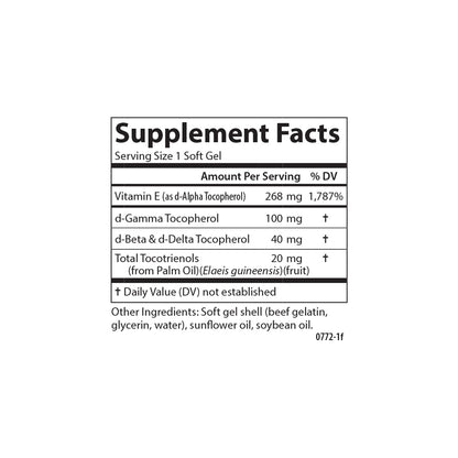 Carlson E-Gems Elite 400 IU Vitamin E | Heart Health & Antioxidant | 240 Softgels
