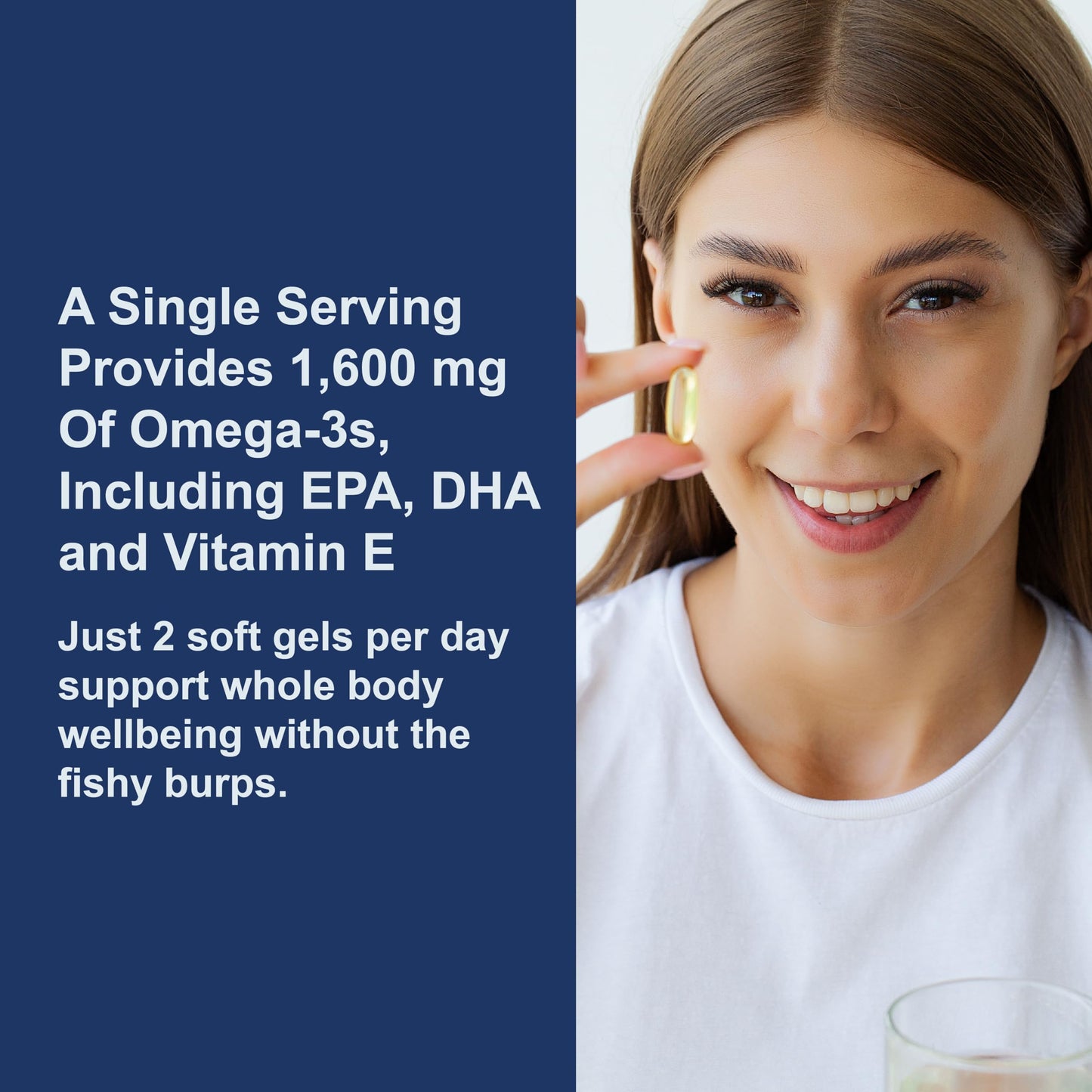 Carlson Elite Omega-3 Gems | 1600 mg EPA+DHA, Wild-Caught Norwegian Lemon Softgels - 130 Softgels