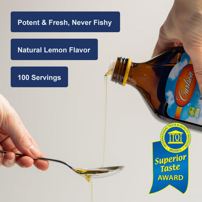 Carlson The Very Finest Fish Oil 1600 mg Omega-3s Lemon 16.9 oz