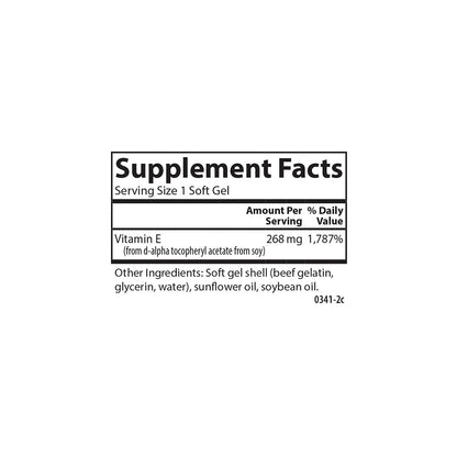 Carlson Labs E-Gems Natural Vitamin E 400 IU | 60 Softgels