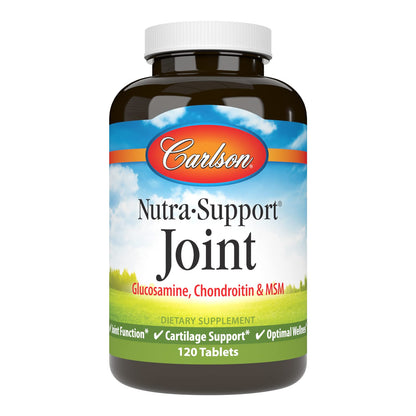 Carlson Nutra-Support: Glucosamine, Chondroitin & MSM for Joint Health (120 tablets)