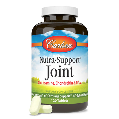Carlson Nutra-Support: Glucosamine, Chondroitin & MSM for Joint Health (120 tablets)