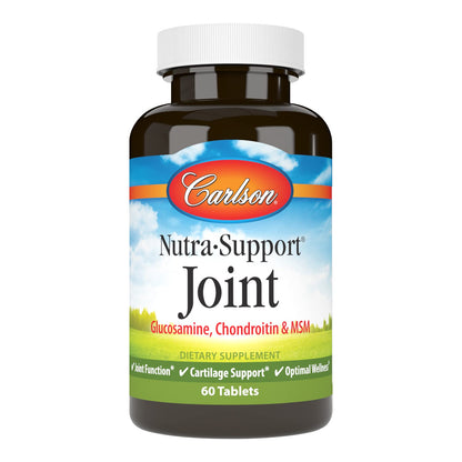 Carlson Nutra-Support Joint | Glucosamine, Chondroitin & MSM | 60 tablets