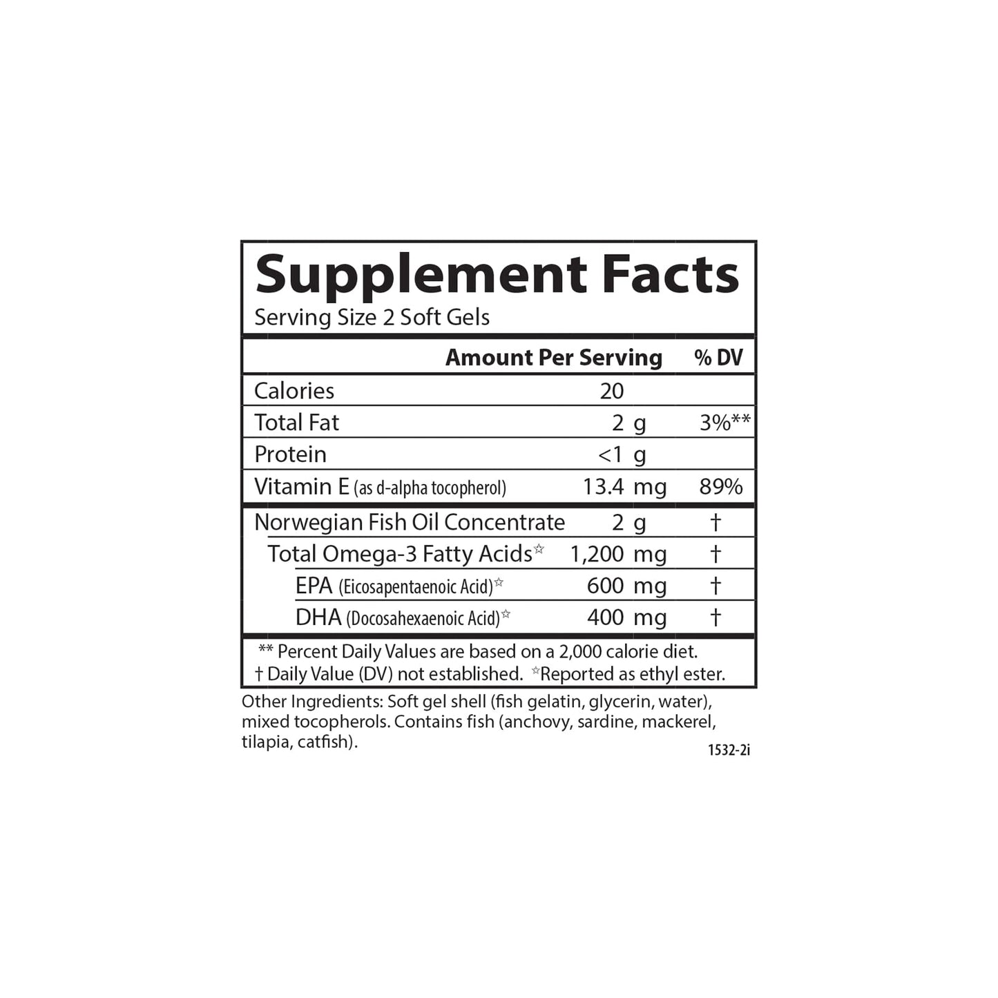 Carlson Super Omega-3 Gems – 180 Soft Gels, 1200 mg Omega-3s, Wild-CCaught Norwegian Fish Oil