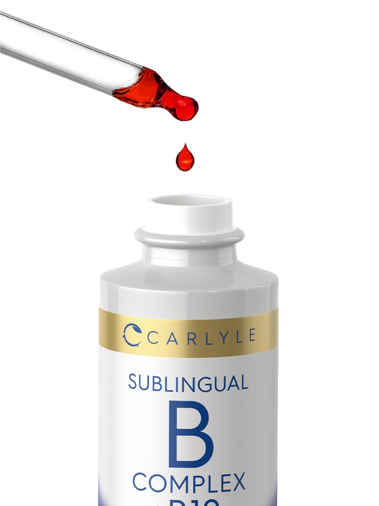 Carlyle Sublingual Vitamin B Complex with B12 – 2 fl oz Berry