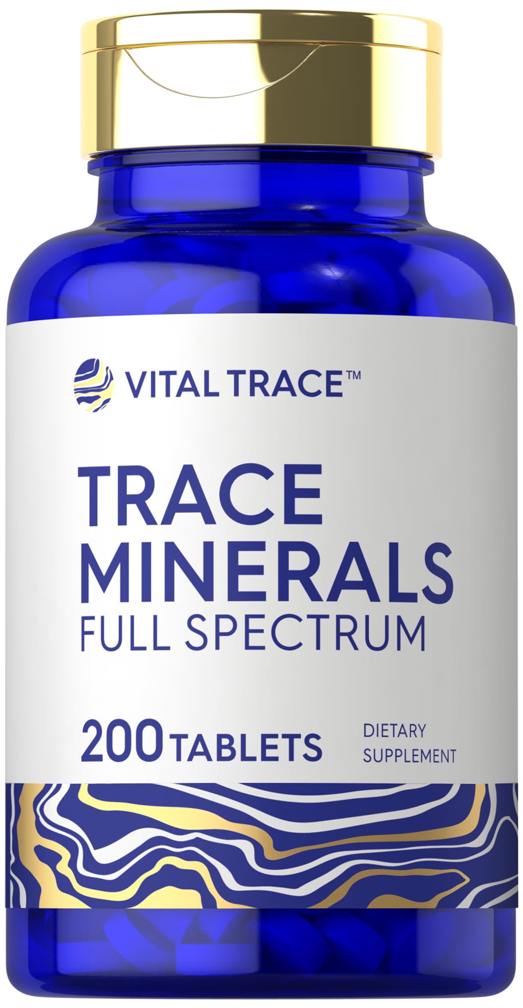 Carlyle Trace Minerals - 200 Tablets | Full Spectrum, Non-GMO & Gluten Free