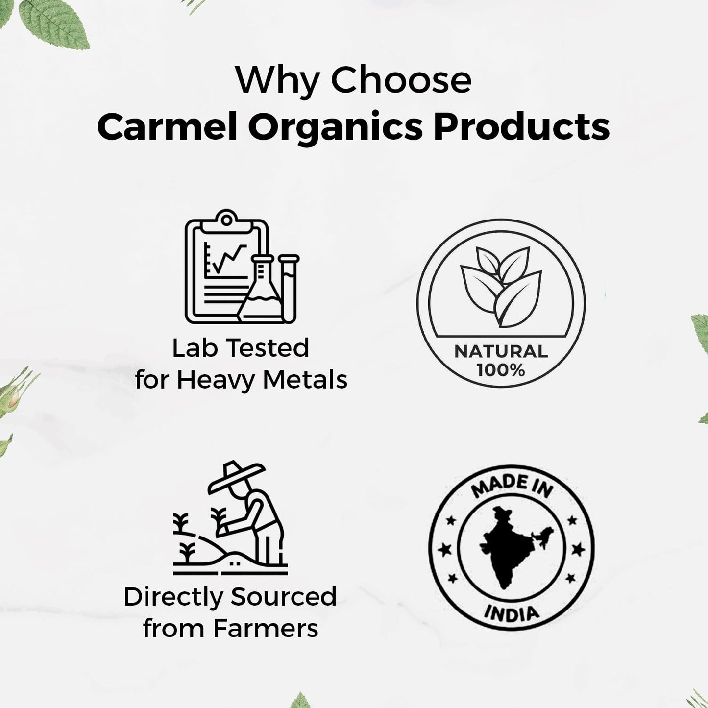 Carmel Organics Triphala Powder (8 oz) for Digestive Support - No Preservatives | Harad, Baheda & Amla