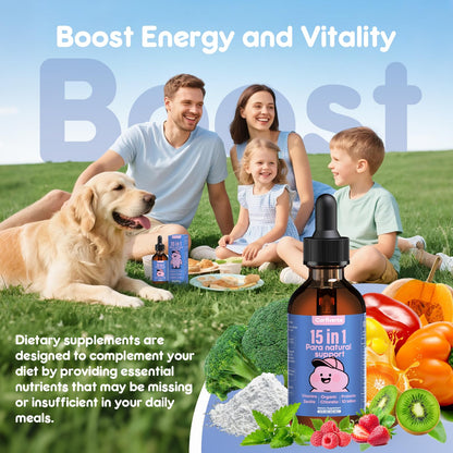 Cartiverse Parasite Cleanse for Humans & Kids – Zeolite Detox Drops (2 Fl Oz)