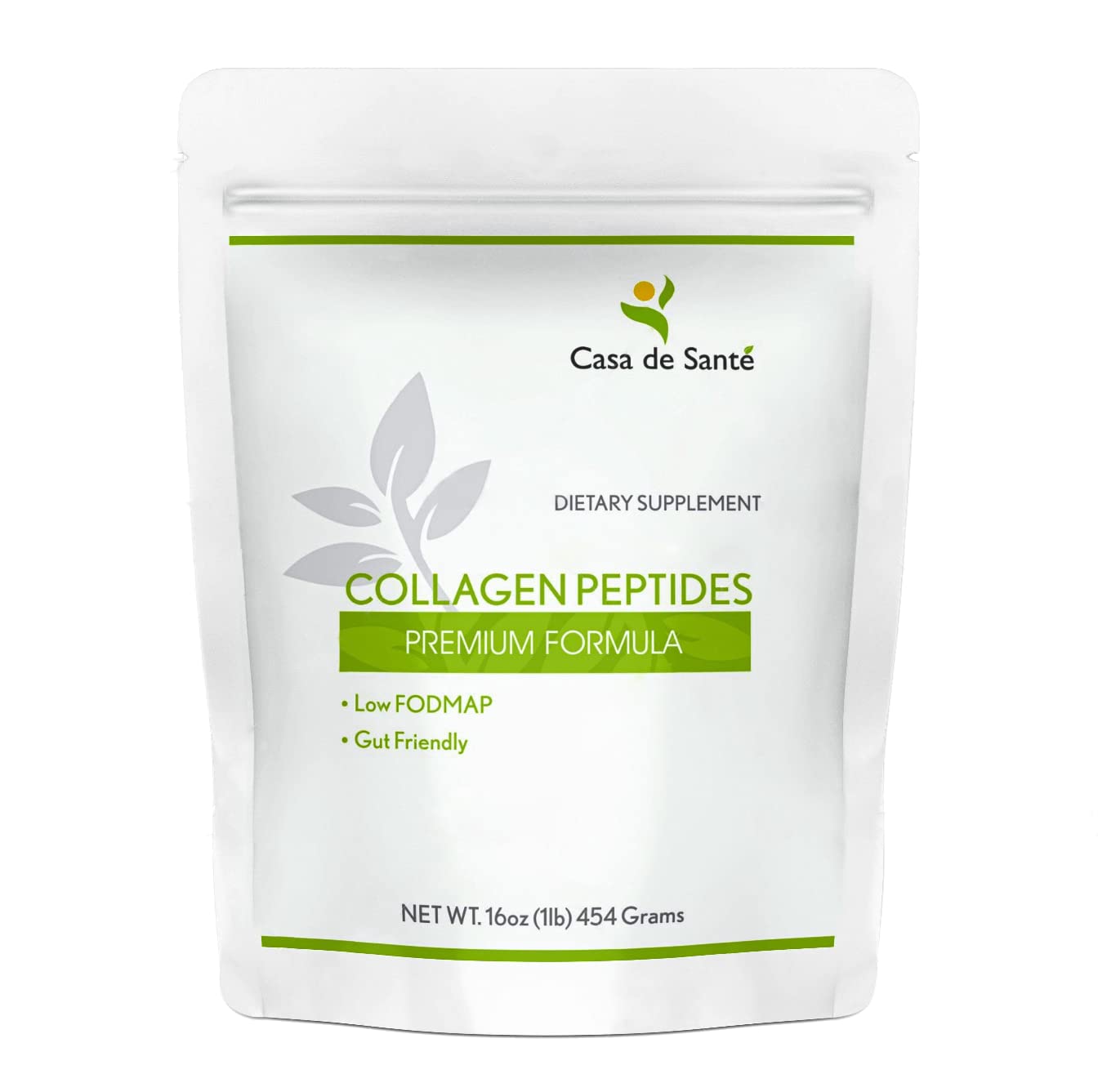 Casa de Sante Low FODMAP Collagen Peptides – Grass-Fed, IBS & SIBO Friendly
