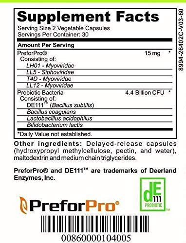Casa de Sante Low FODMAP Synbiotic Probiotic & Prebiotic (60 Caps)
