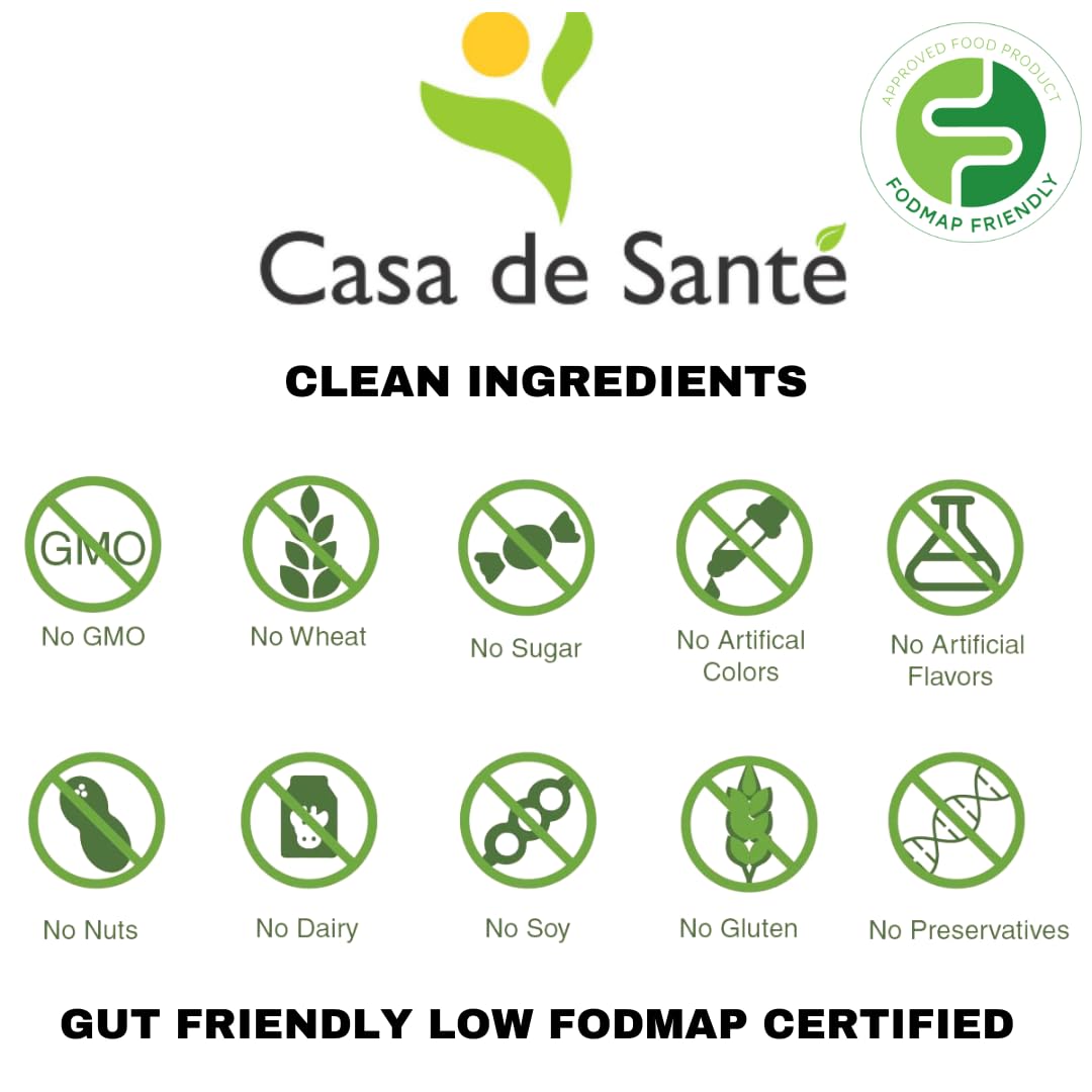 Casa de Sante Low FODMAP Synbiotic Probiotic & Prebiotic (60 Caps)