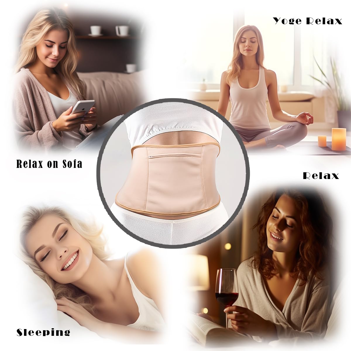 Castor Oil Pack for Liver Detox & Belly Comfort — Leak-Proof, Reusable Therapy Pack