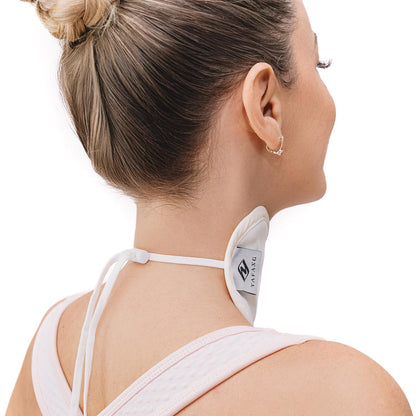 Castor Oil Pack for Thyroid - Organic Cotton Flannel Neck Wrap | Heatless, Reusable & Waterproof