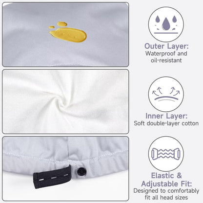 Castor Oil Pack Wrap Overnight Hair Treatment – Organic Cotton Reusable Hair Cap