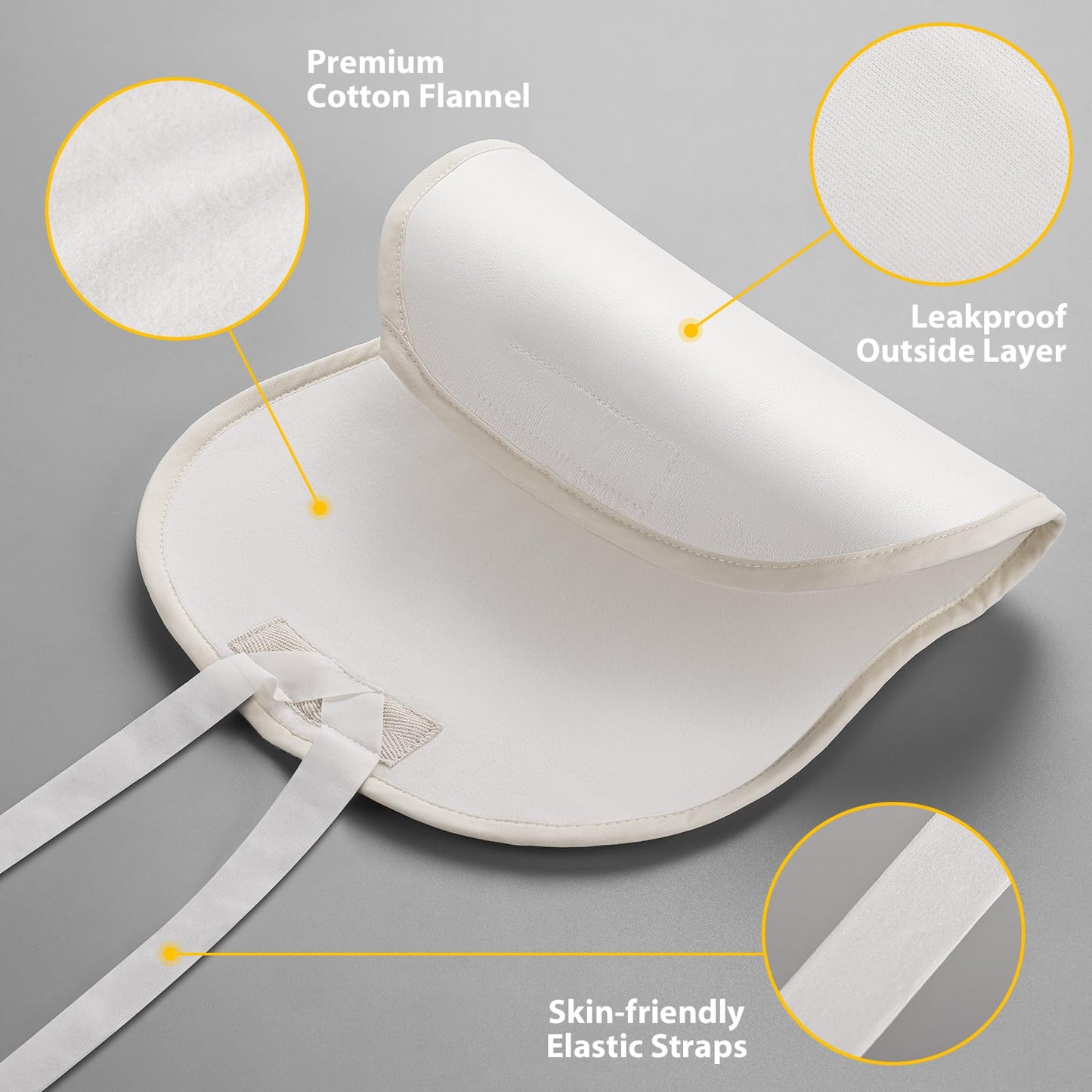 Castor Oil Pack Wrap for Stomach – Premium Cotton Flannel & Reusable Straps