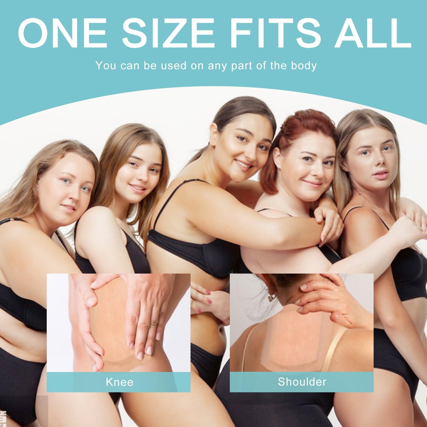 20pcs Castor Oil Patches – No-Wash Self-Adhesive Castor Oil Pack Wrap for Liver & Stomach