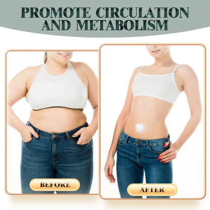 Castor Oil Patches – 50Pcs Disposable Organic Cotton Belly Button Patches | Leak-Proof & Hypoallergenic