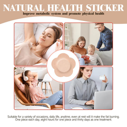 Castor Oil Patches – 50-Count Disposable Organic Cotton Belly Button Patches, Leak-Proof, Self-Adhesive, Hypoallergenic, Beige