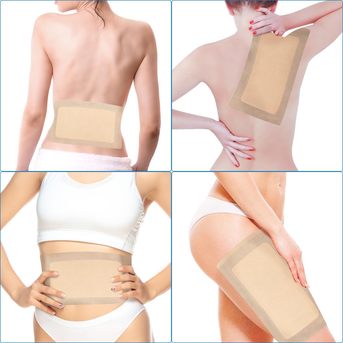 15 Pcs Castor Oil Pack Wraps – Disposable Anti-Leak Patches 11x6.3 in
