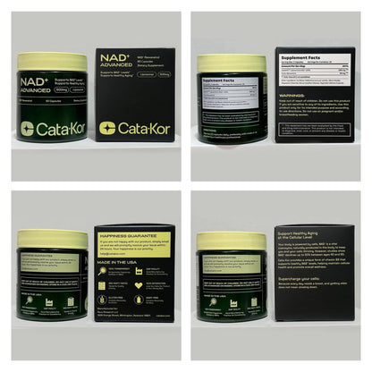 Cata-Kor Liposomal NAD+ with Resveratrol – NMN Alternative | Third-Party Tested