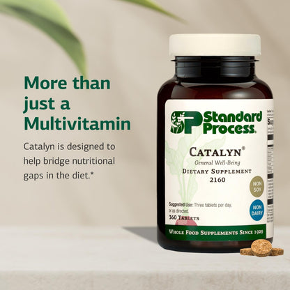 Standard Process Catalyn – General Well-Being Dietary Supplement (Non-Dairy/Non-Soy) – 360 Tablets